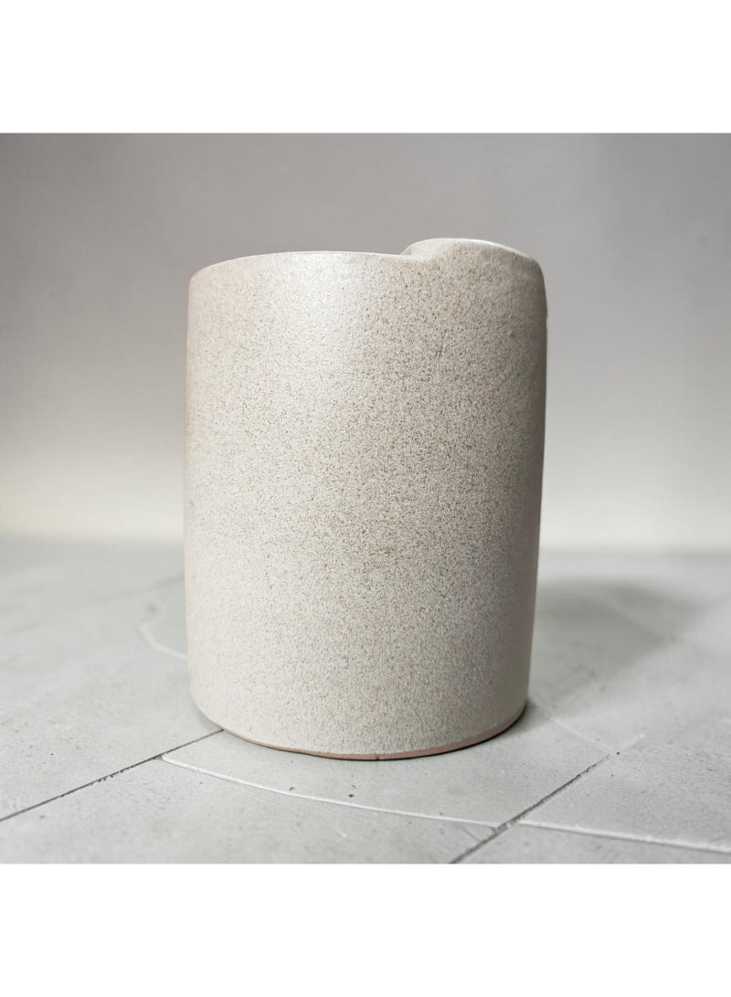 color zone pottery A distinctive and uniquely designed 200ml iced coffee mug; microwave-safe and handcrafted from pottery and ceramic. - Image 3