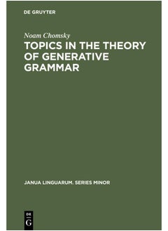 Topics in the Theory of Generative Grammar 