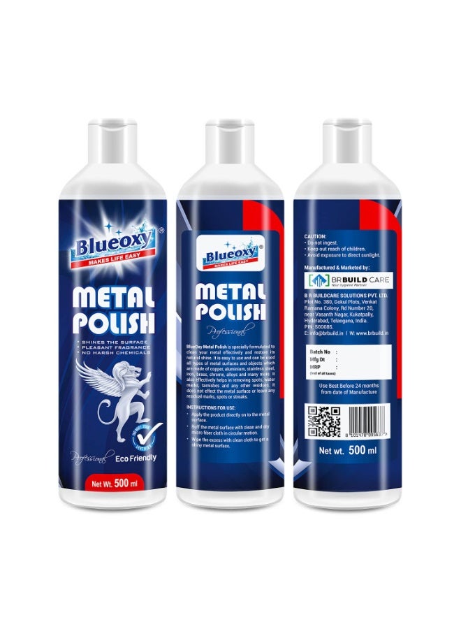 BLUEOXY Metal Polish Gel | Cleans, Polish & Shines for All Metal Surfaces | Chrome Metal Cleaner - Image 5