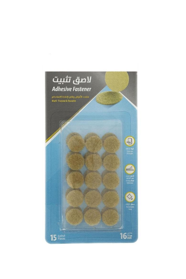 مثبت خلفي لاصق من ستيكي دوتس دائري ١٦ مم