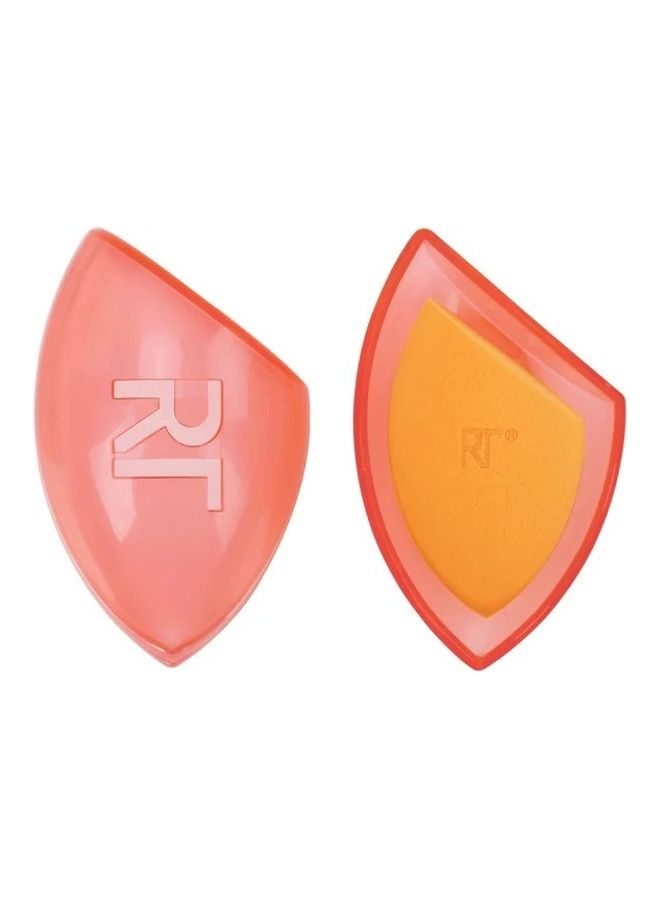 REAL TECHNIQUES Miracle Complexion Sponge Makeup Blender and Travel Case Multicolour - Image 1