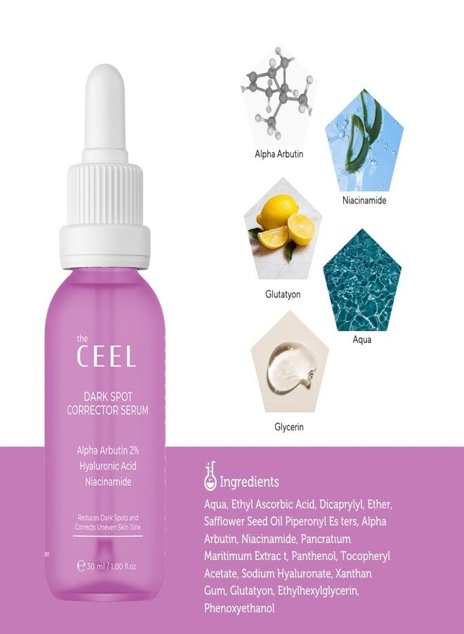 The Ceel Dark Spot Correcting Serum with Glutathione & Niacinamide – Brightening Facial Serum for Uneven Skin Tone, Hyperpigmentation & Dark Spots – Lightweight Face Serum – 30ml - 1.0 fl.oz - Image 5