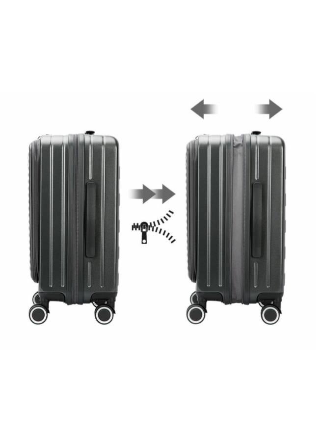 28inch Expandable Large-capacity Convenient Multi-functional Anti-theft Luggage with 360 degree Wheels Silent with TSA lock - Image 4