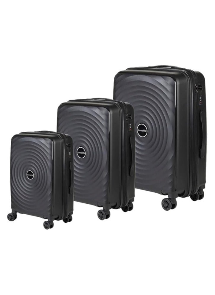 3-Piece Adventure Luggage Set - Black (20, 24, 28 Inches) - pzsku/Z84F3D9F35A7A6454C547Z/45/_/1736765409/29cdc04b-59c5-4613-a8b2-6aa86a6c20c9