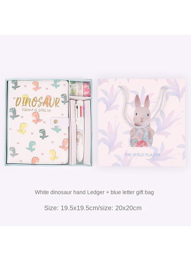 Bluejw Hand Account Book Simple Ins Style Suit Gift Box Journal Notebook Internet Popular Girl Heart Primary School Student Hand Account Book - Image 1