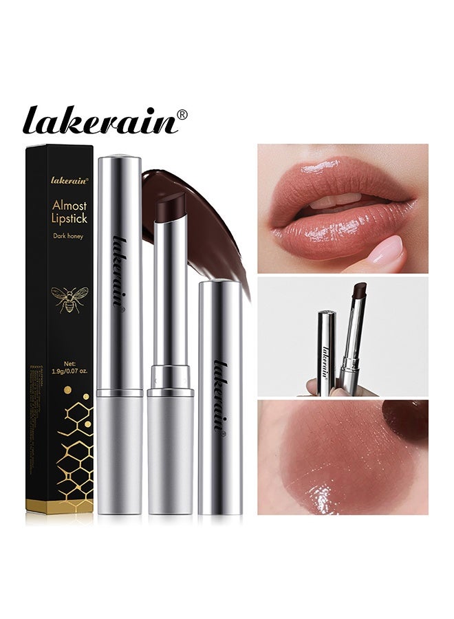 ليكرين مرطب الشفاه الملون بأحمر الشفاه بالعسل - أحمر شفاه مرطب شفاف لجميع ألوان البشرة - لون شفاه مرطب ، مرطب شفاه مغذي مع لمسة من لون الكرز الأسود الطبيعي - Image 1