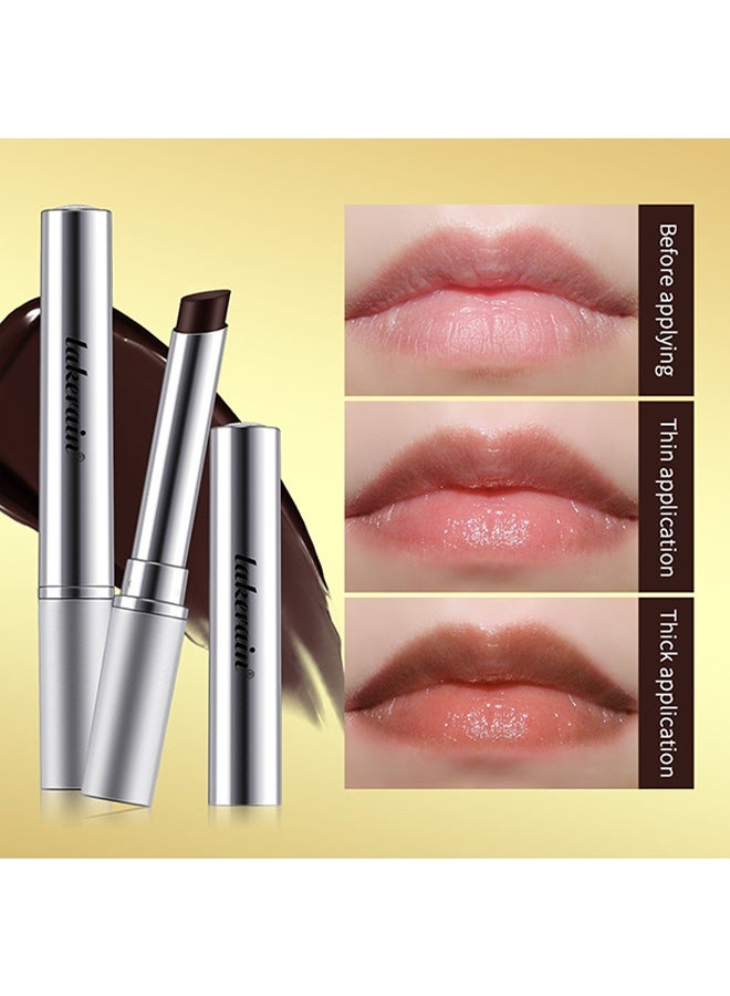 ليكرين مرطب الشفاه الملون بأحمر الشفاه بالعسل - أحمر شفاه مرطب شفاف لجميع ألوان البشرة - لون شفاه مرطب ، مرطب شفاه مغذي مع لمسة من لون الكرز الأسود الطبيعي - Image 4