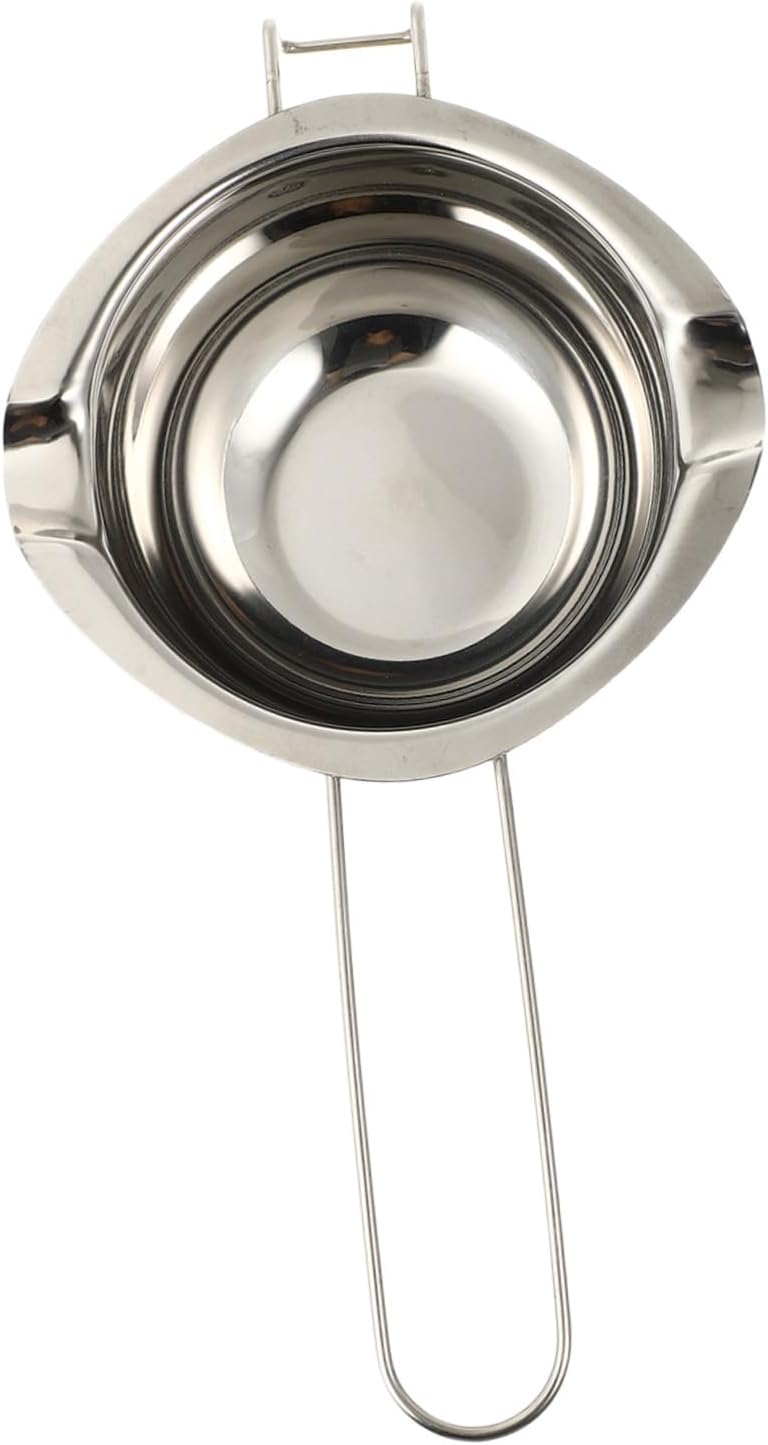 DOITOOL Long Handle Melting Pot for Soap Making Double Boiler for DIY Candle and Soap Safe Heat Resistant Wax Container for Crafting and - Image 1