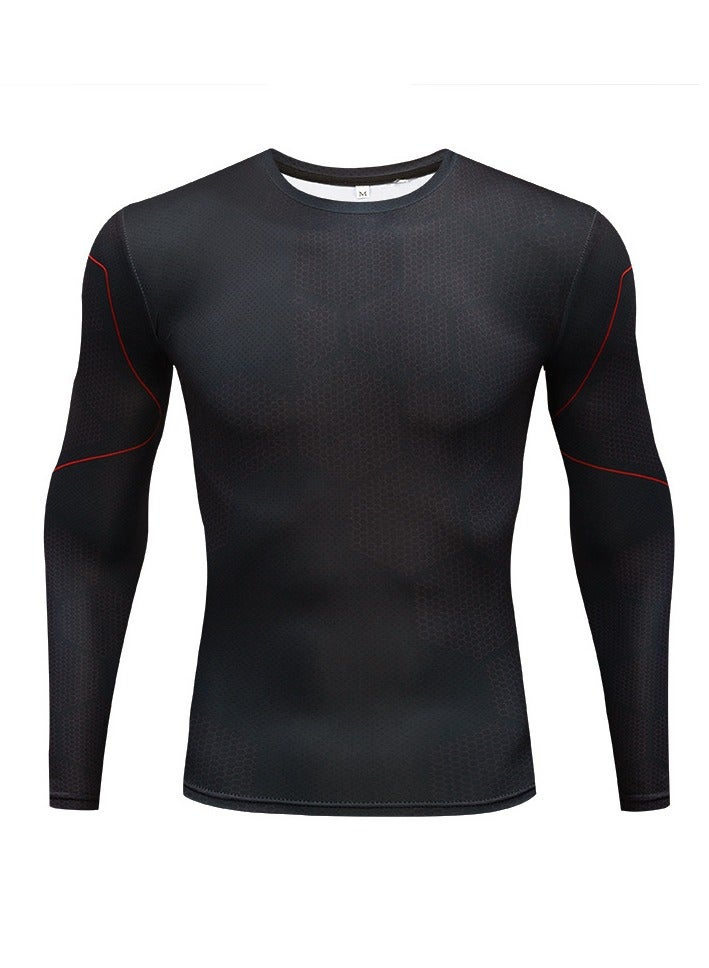 KUYING Superman Captain America Winter Soldier Spider Man Long Sleeve T-shirt - Image 1