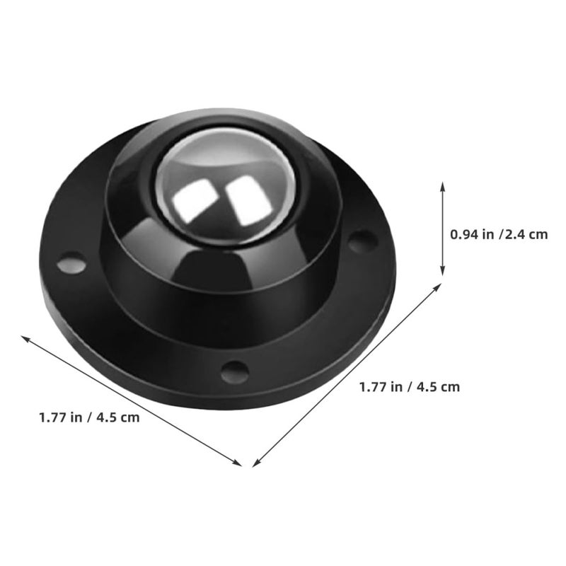 8Pcs 45X45Mm Mini Swivel Caster Wheels Steel Ball Bearing Adhesive Base Quiet Rollers - Image 3