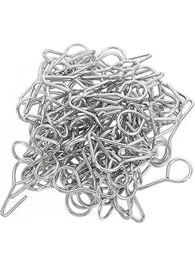 200Pcs 28mm Metal Hooks for Car Seat Covers Automotive Interior Fixing Hangers - Image 1