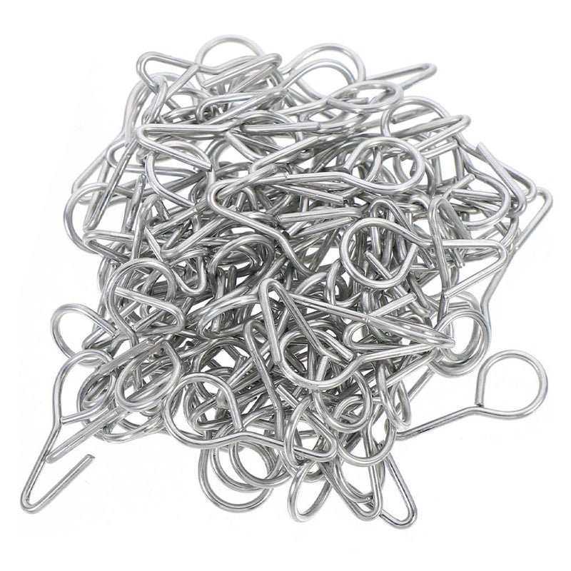 200Pcs 28mm Metal Hooks for Car Seat Covers Automotive Interior Fixing Hangers - Image 2
