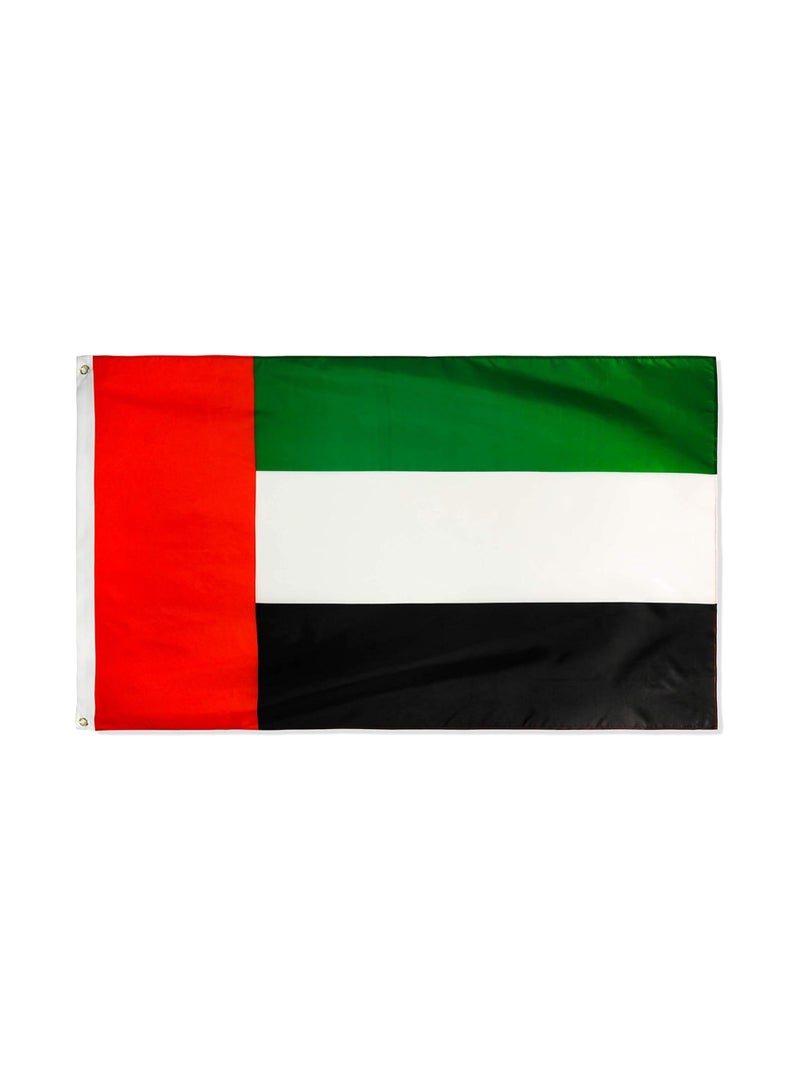PRINTSHOP4ME UAE Flag 3x5ft Outdoor or Indoor Flag for Sport Events and Home - Polyester - Size 90x150cm - Perfect for Sports Fan Flag - Image 1