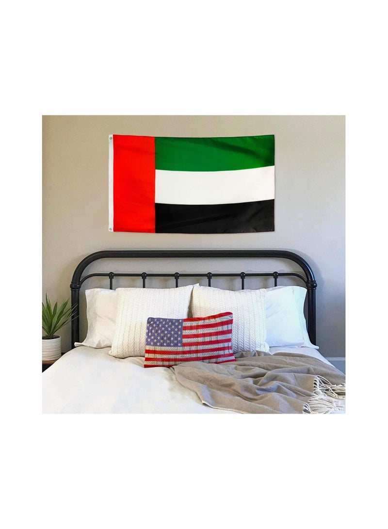 PRINTSHOP4ME UAE Flag 3x5ft Outdoor or Indoor Flag for Sport Events and Home - Polyester - Size 90x150cm - Perfect for Sports Fan Flag - Image 5