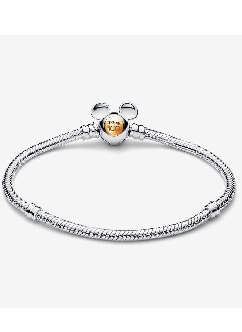 Generic Disney 100th Anniversary Moments Snake Chain Bracelet  - Image 2