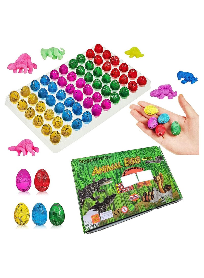60 Pieces Dragon Eggs for Kids, Grows in Water - Image 1