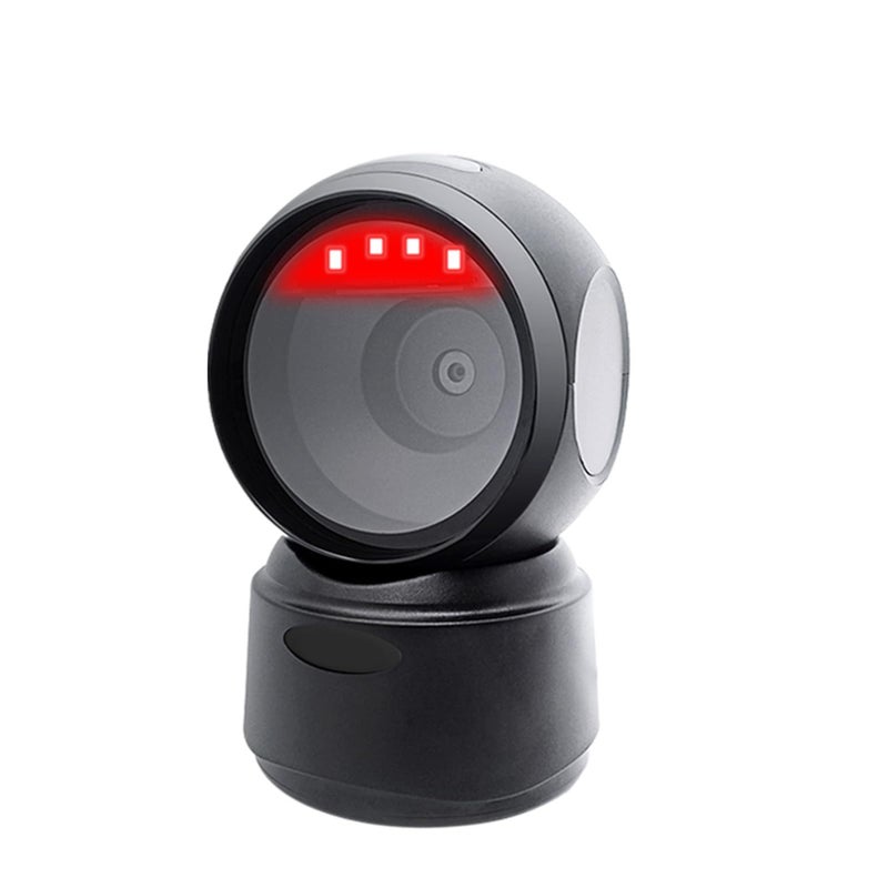 Automatic Omnidirectional Desktop USB Wired QR Barcode Scanner With Adjustable Angle - Image 2