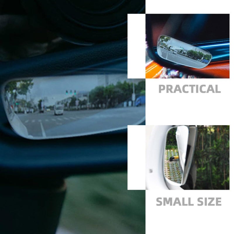 4 Pcs Wide Angle Car Blind Spot Mirrors Set for Enhanced Traffic Safety and Sideview Assistance - Image 4