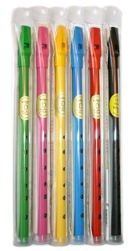 Waltons Rainbow Whistle Yellow - Fun & Colorful Tin Whistle - Key of D - Irish & International Instrument - Perfect for Beginners - Image 2