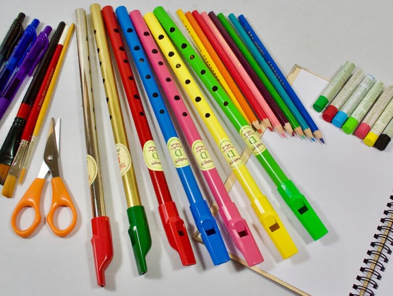 Waltons Rainbow Whistle Yellow - Fun & Colorful Tin Whistle - Key of D - Irish & International Instrument - Perfect for Beginners - Image 4