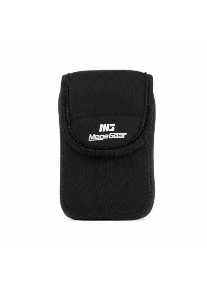 MegaGear MG750 Canon PowerShot SX620 HS, IXUS 180, IXUS 185, IXUS 360 HS, IXUS 190 is, IXUS 170 is, SX610 HS Ultra Light Neoprene Camera Case - Black - Image 1