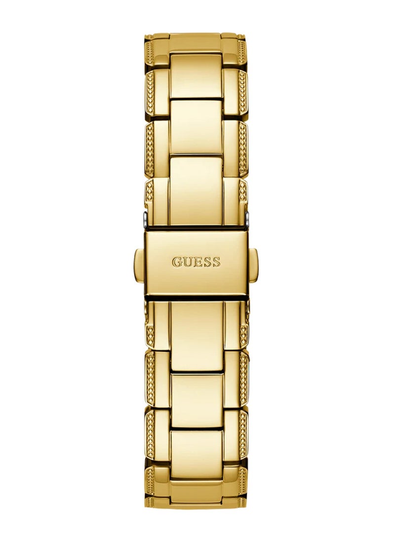 GUESS Women's Gold Tone Analog Quartz Stainless Steel Watch GW0470L2 - 33mm  - Image 3