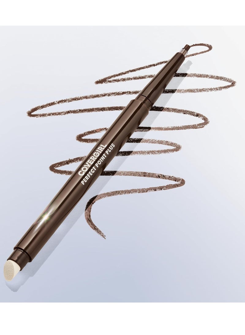 CoverGirl CoverGirl Perfect Point Plus Eyeliner Pencil, Espresso, Long-Lasting, Versatile Brown Eyeliner, Soft Smudging Tip, No Sharpening Needed, Pack of 1 - Image 3