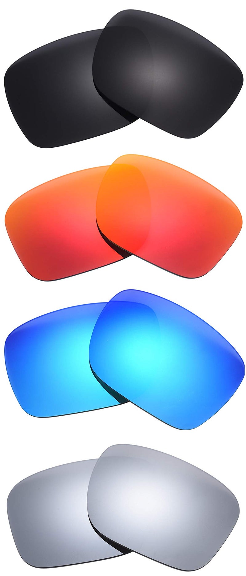NicelyFit مجموعة من 4 أزواج من العدسات البديلة المستقطبة لنظارات Oakley Holbrook OO9102 - Image 1