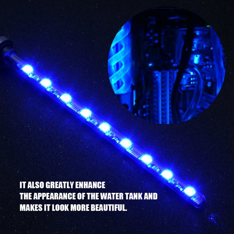 Virus Reservoir Light 17cm Lamp Tube Red Blue Green - Changeable Lighting Color - Cylindrical Water Tank Light for Computer Water Cooling Tank - Image 4