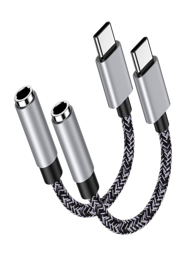 Flecom USB C to 3.5mm Audio Adapter Headphone Adapter Jack Aux USB Type C Dongle Cable Compatible for Samsung Galaxy S25 Ultra/S25+/A16/S24FE/S24 Ultra/S23FE/S22/S21/S20/S10, iPhone 16 Pro Max, Pixel 9 Pro - Image 1