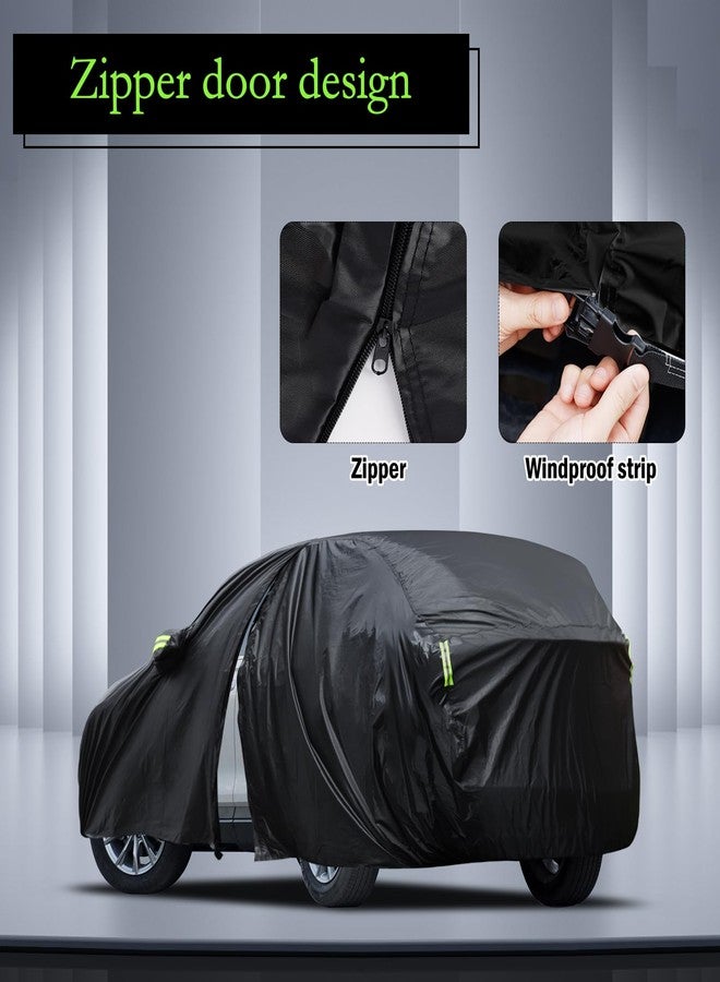 Migaven Car Cover Custom Fit for Honda CRV 1997-2023, Toyota RAV4 1996-2023, Waterproof All Weather for Automobiles Full Exterior Cover Rain Sun Snow Protector with Door Zipper - Image 3