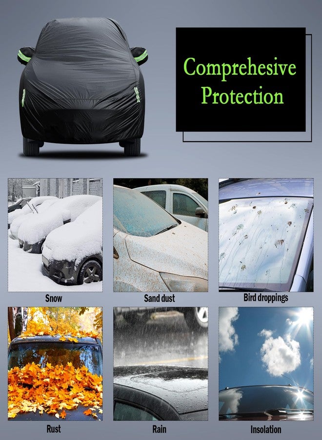 Migaven Car Cover Custom Fit for Honda CRV 1997-2023, Toyota RAV4 1996-2023, Waterproof All Weather for Automobiles Full Exterior Cover Rain Sun Snow Protector with Door Zipper - Image 5