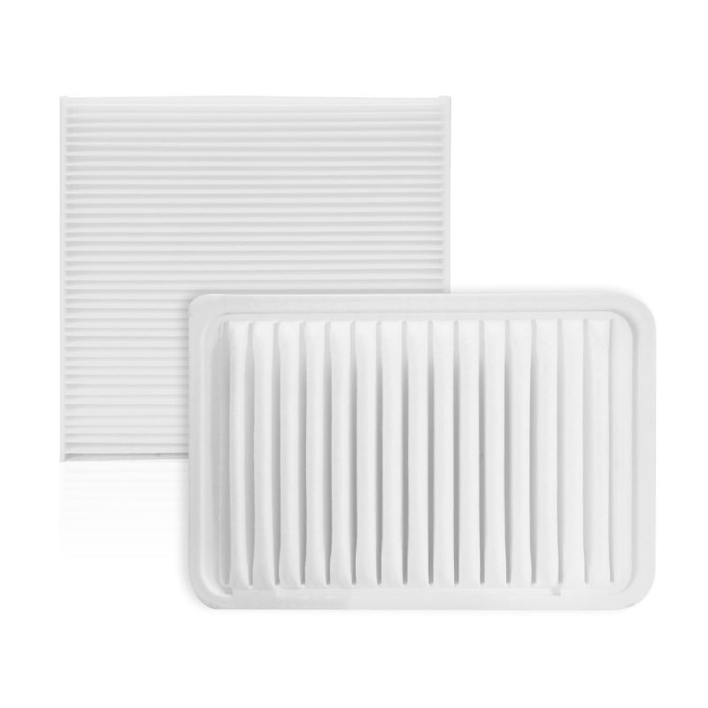 HYFTJYZ Engine & Cabin Air Filter Combo Set 87139-07010 17801-0H050 Replacement for Toyota Camry 4 cylinders 2007-2017 Venza 4 cylinders 2009-2016 - Image 1