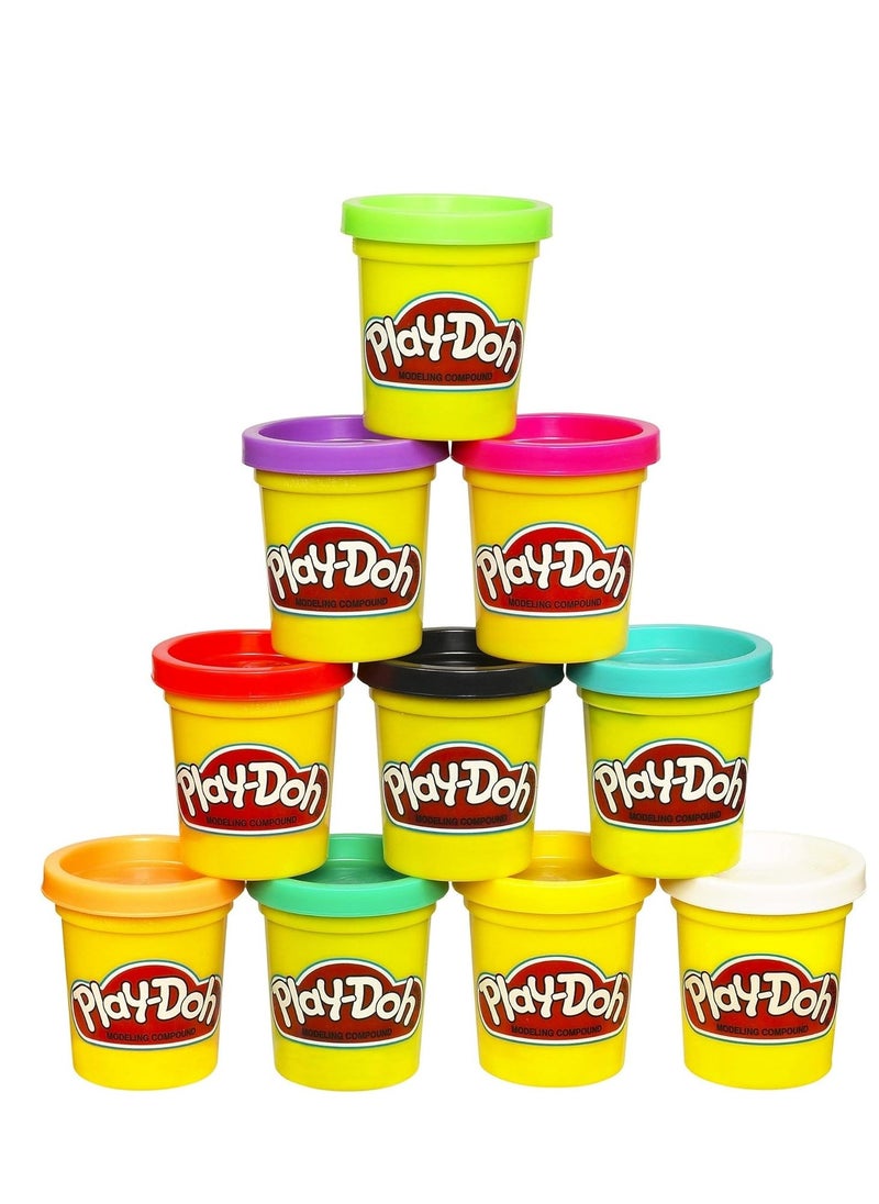 Play-Doh - Play-Doh modeling compound 10 pack case of colors non toxic assorted 2 oz. cans multicolor ages 2 and u - Image 1