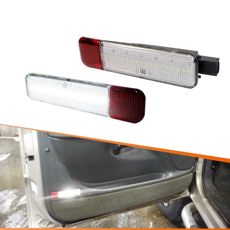 ADIIL SMD LED Interior Side Door Panel Courtesy Light Lamp For Chevy GMC CK Silverado Sierra 1500 2500 3500 Pickup Suburban Tahoe Avalanche Yukon XL Cadillac Escalade Hummer H2