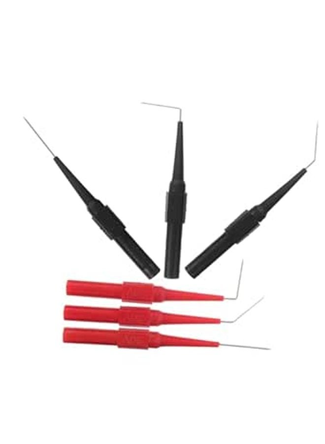 6pcs Automotive Multimeter Test Probes Angled Needle Tips for Electronic Testing - Image 1