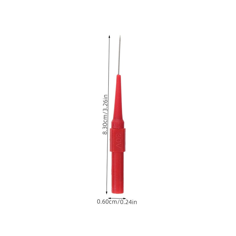 6pcs Automotive Multimeter Test Probes Angled Needle Tips for Electronic Testing - Image 3