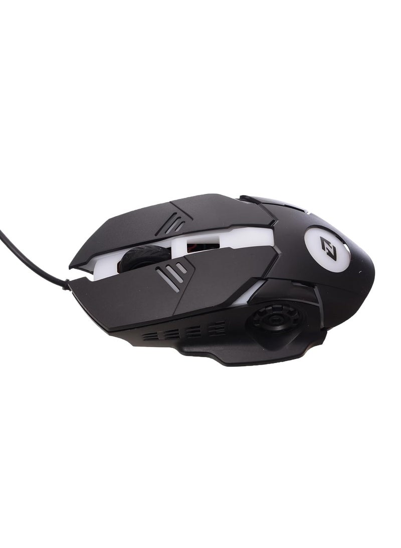 Zero ZR-1720 Optical Mouse USB Wired Mouse 1000 Dpi For Laptop And PC - Black  - Image 3