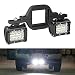 RYANSTAR RACING Tow Hitch LED Lights 2 PCS 4 Inch 60W Led Pods25 Inch Tow Hitch Mounting Brackets Backup Reverse Lights Compatible with Pickup ATV SUV Truck Trailer Boat - Image 2