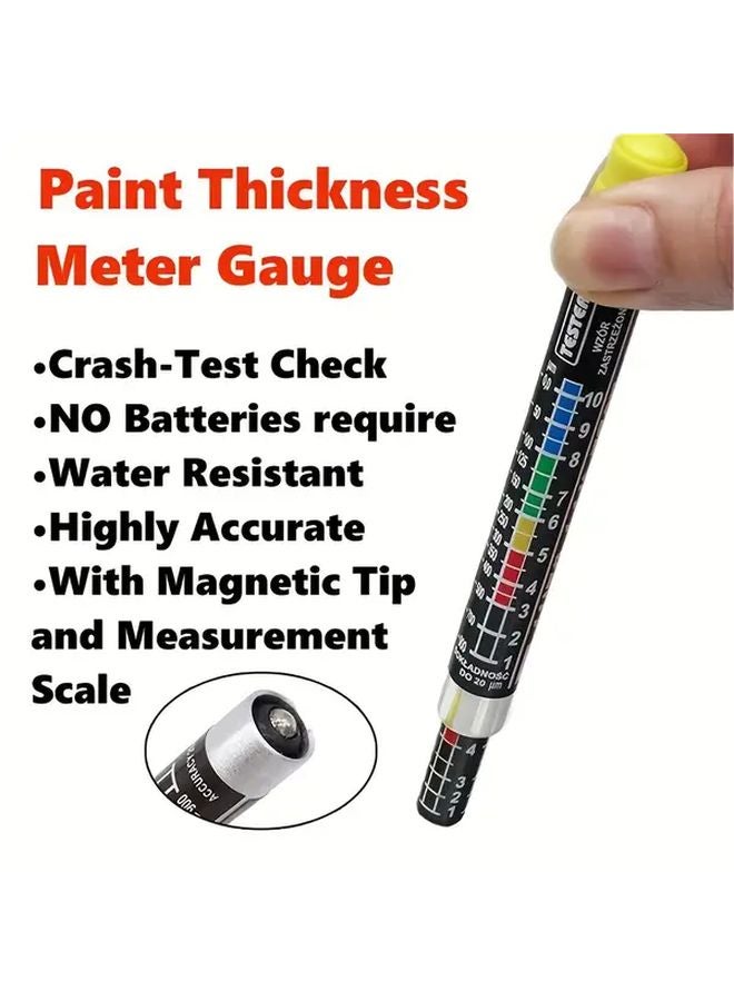 Portable Magnetic Paint Thickness Tester Pen 1pc No Power Required Auto Body Inspection - Image 4