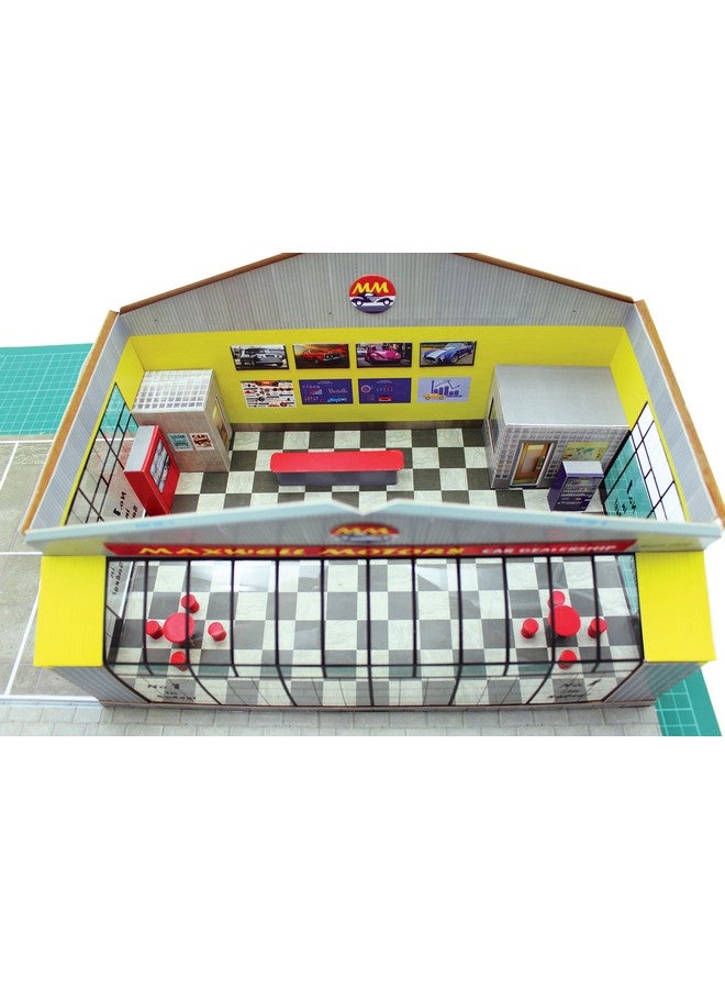 ذا سيتي بيلدر مجموعة صنع نماذج معرض السيارات CityBuilder بمقياس 1:43 - Image 4