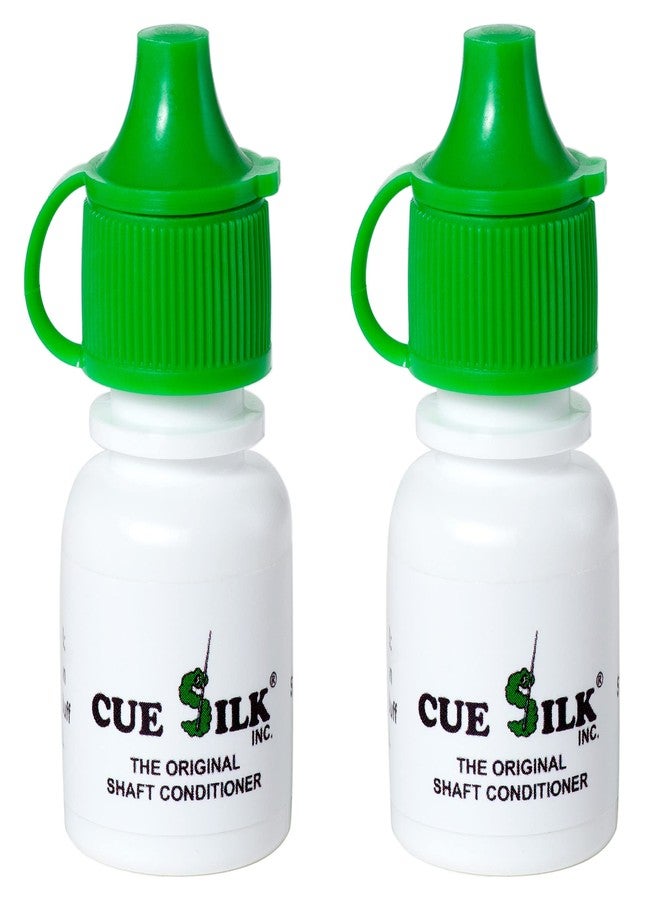 Cue Silk Pool Cue Shaft Conditioner ¼ oz Pack of 2 Bottles - Image 1