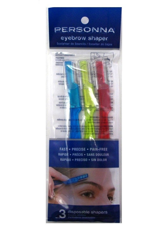 Personna Eyebrow Shapers 3 Count (2 Pack) - Image 2