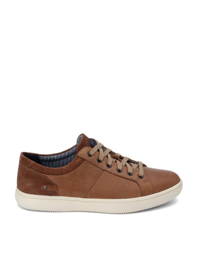 Rockport mens Colle Tie Sneaker, Tan, 10.5 US - Image 1