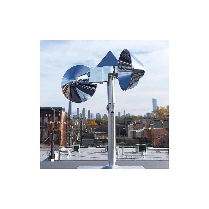 Bird-X Bird Deflector, Launches Multi-Sensory Attacks to Scare Birds Away, Ideal for Commercial and Residential Spaces, Easy to Install, 10"x7"x10" - Image 2