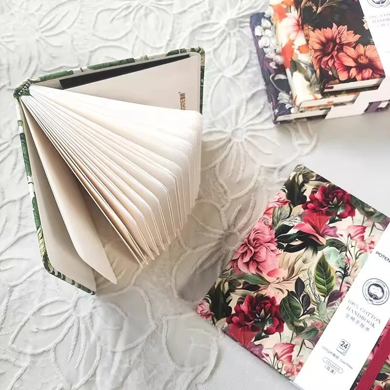 300g Cotton Paddler Ledger Watercolor Book - 16x16cm - Image 3
