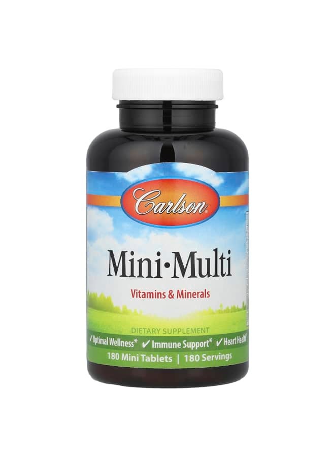 Carlson Mini-Multi, Vitamins & Minerals, 180 Mini Tablets