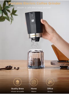 Conical Burr Grinder Cordless Electric /18W /800mAh / High-Precision Grinding / 35g Bean Capacity / 40 Cups Single Charge - Black - pzsku/Z84F57539B66CFD78D23BZ/45/_/1737353189/5c0a90a8-4a1d-4861-aa37-c5767b5d834c