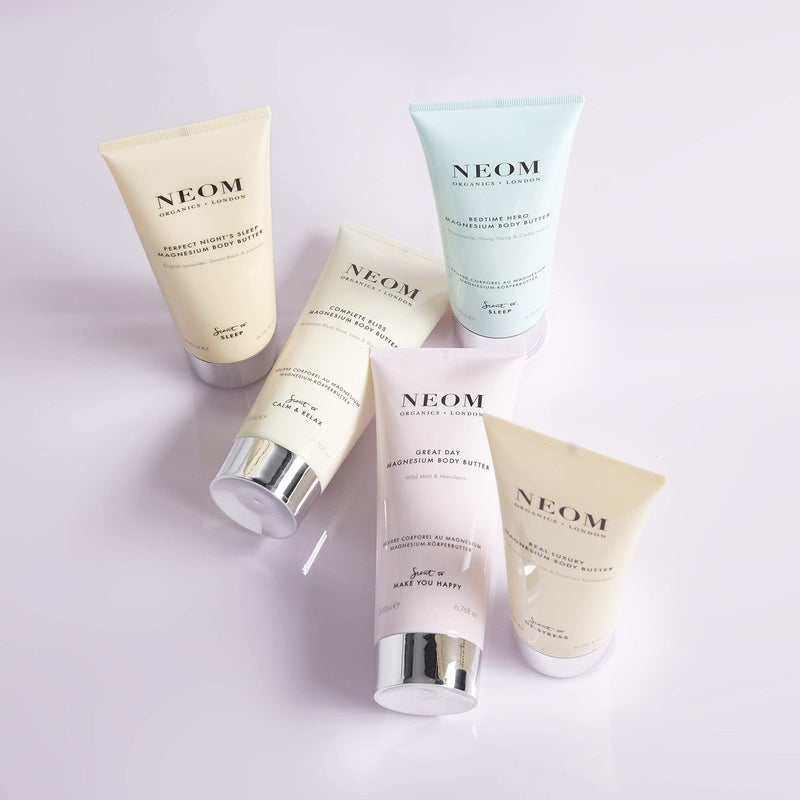 Neom- Great Day Magnesium Body Butter, 200ml | Mandarin & Wild Mint | Cream Moisturiser With Essential Oils | Nourish & Soften | Fresh & Zesty - Image 5