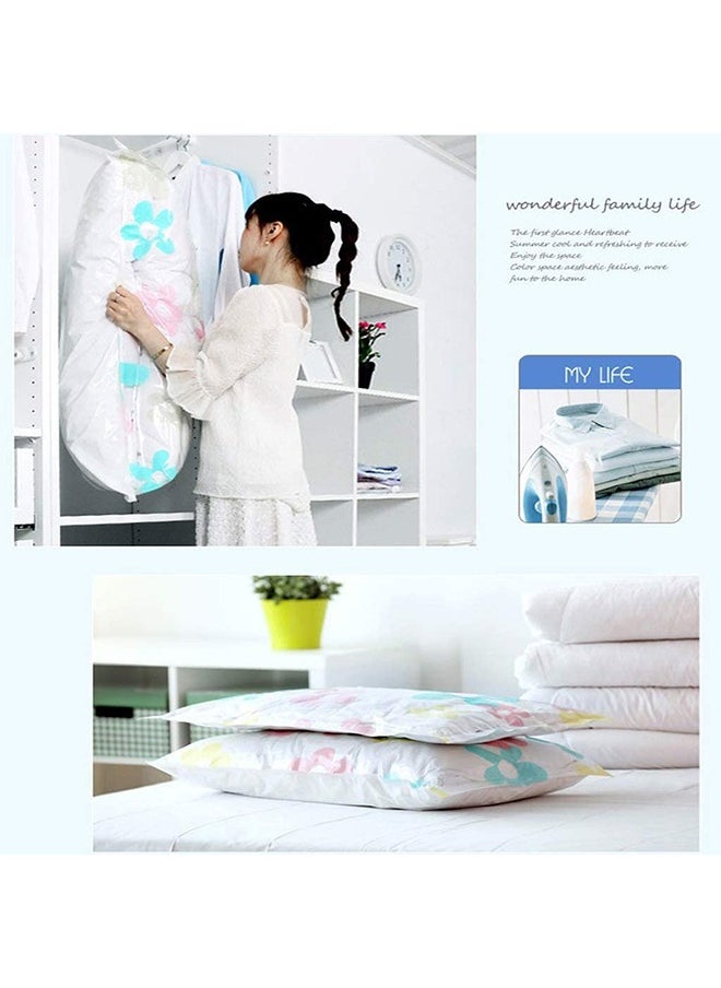 MVAQKLM  Vacuum Storage Bags Space Saver Bags with Auto Air Pump Reusable Vacuum Compression Bags Space Saving Bag for Clothes Mattress Blanket Duvets Pillows 11 Piece Set  - Image 3